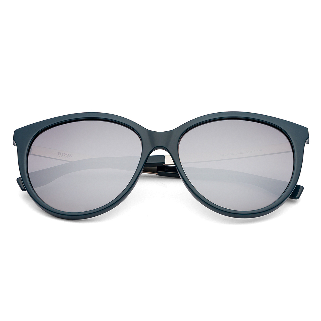 BRANDED Sky Blue Full Rim Cat Eye right side