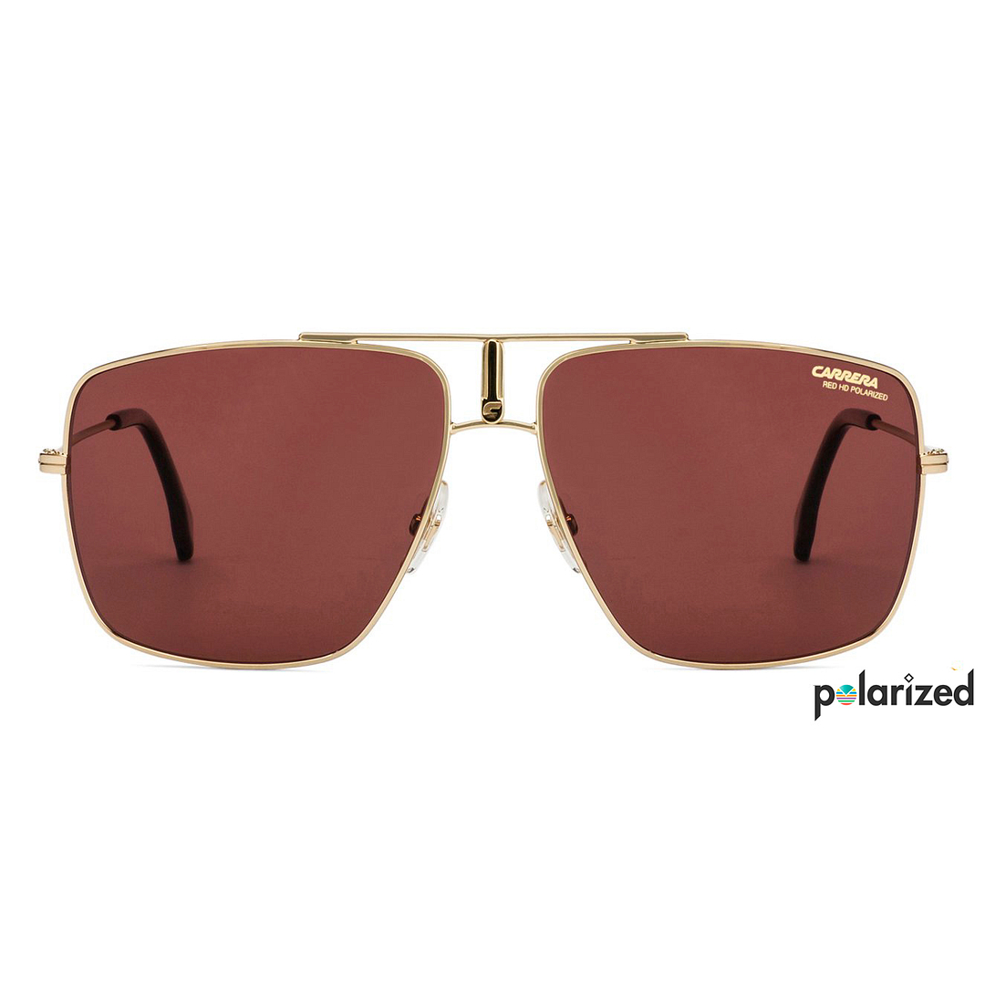 BRANDED Gold Full Rim Square left side