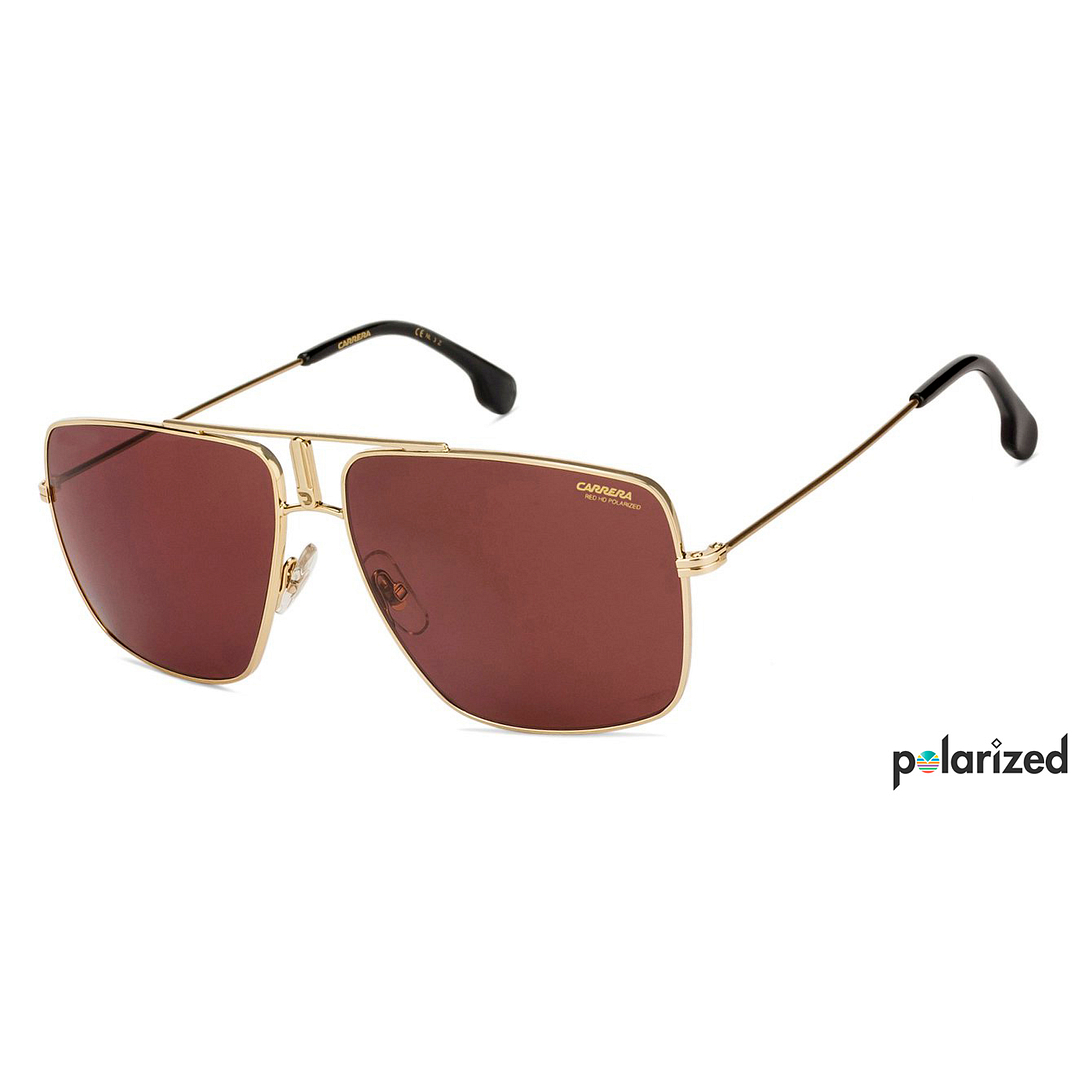 BRANDED Gold Full Rim Square left side