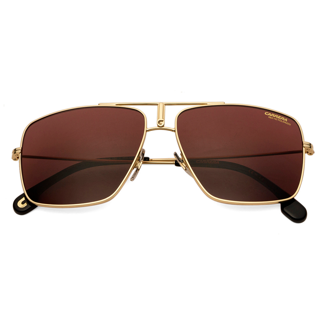BRANDED Gold Full Rim Square left side