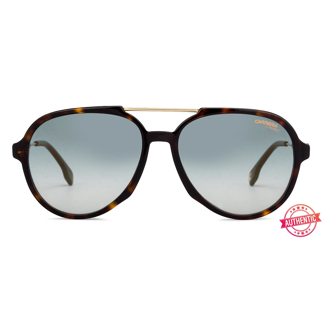 BRANDED Golden Brown Full Rim Aviator left side