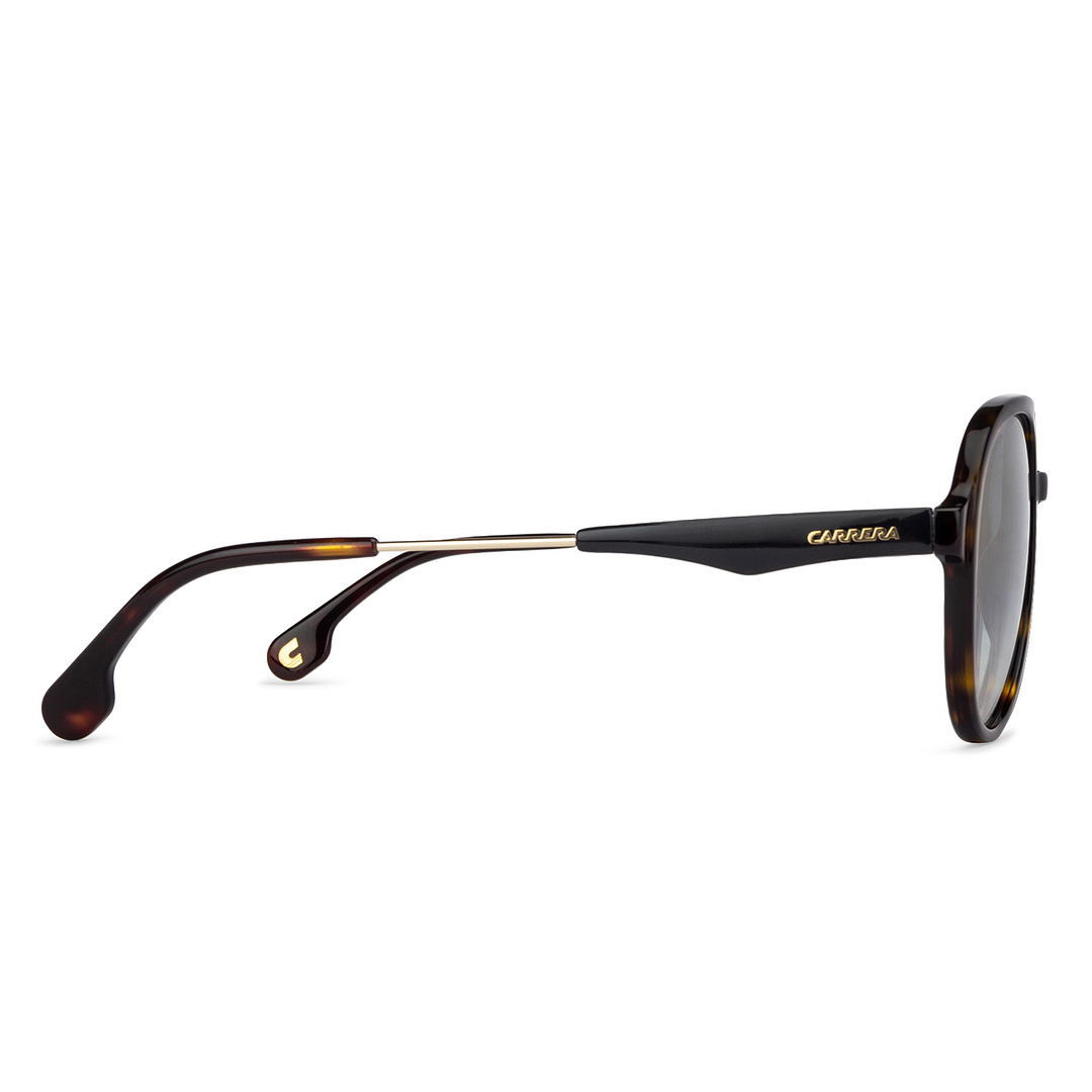 BRANDED Golden Brown Full Rim Aviator right side