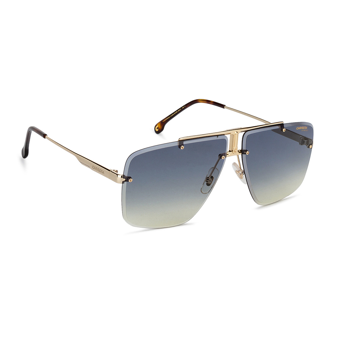 BRANDED Gold Rimless Square left side