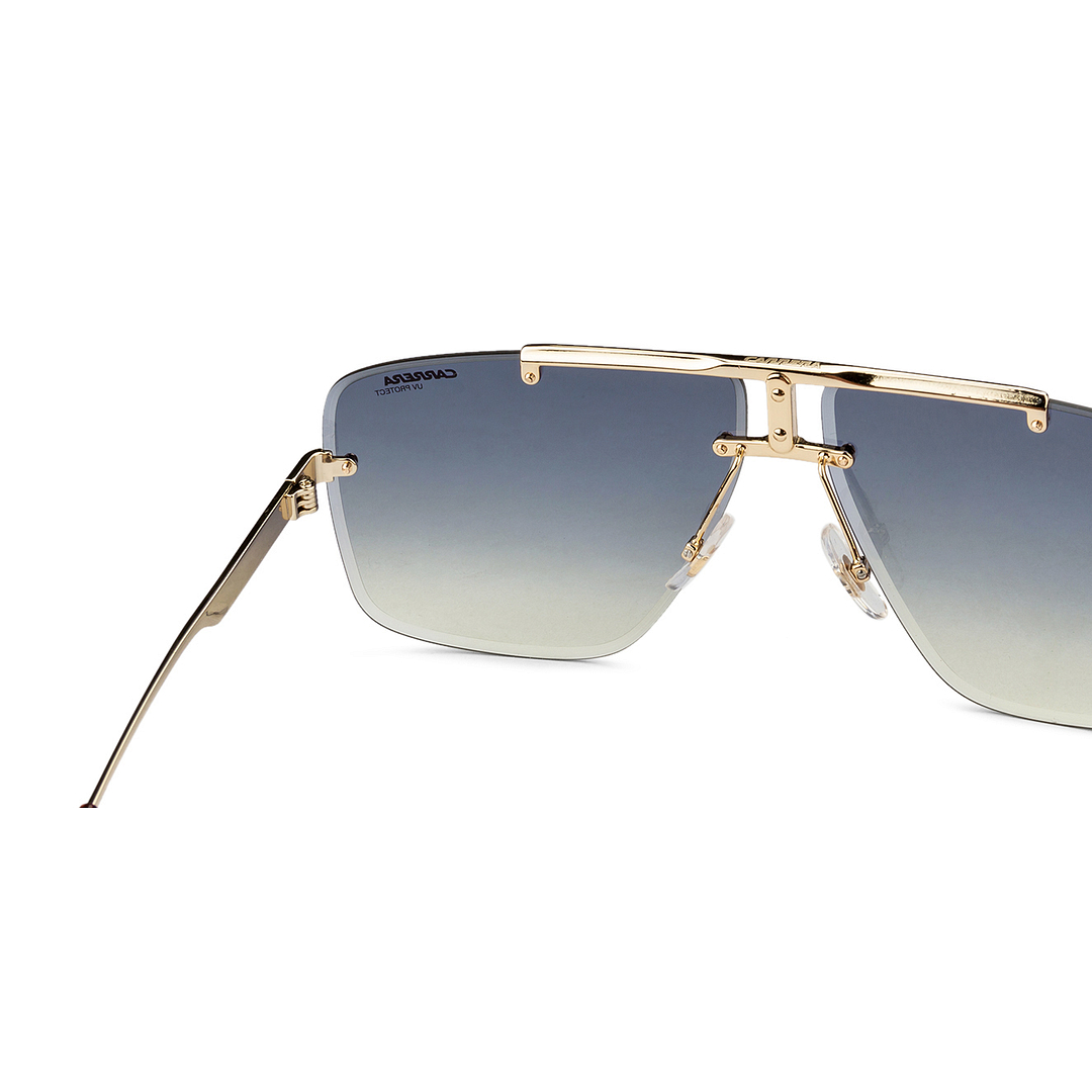 BRANDED Gold Rimless Square left side