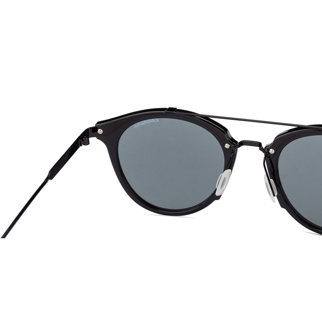 BRANDED Black Full Rim Round left side