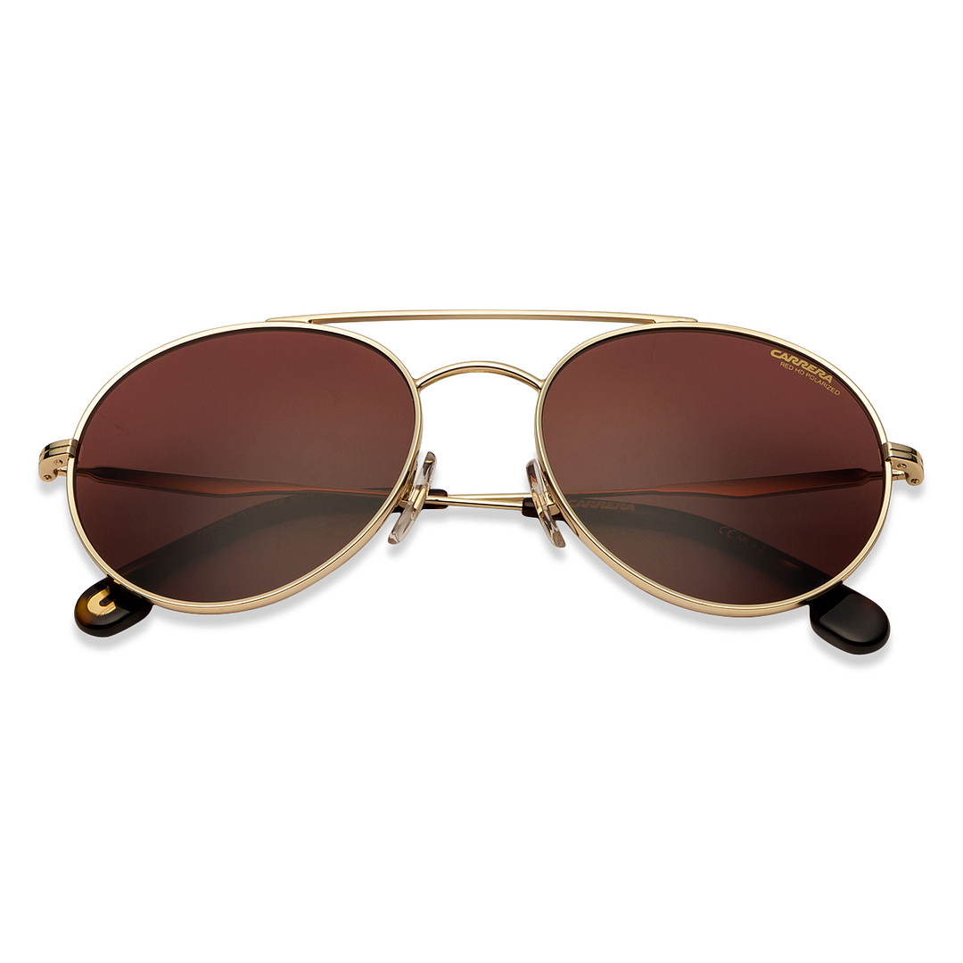 Carrera Gold Full Rim Round left side