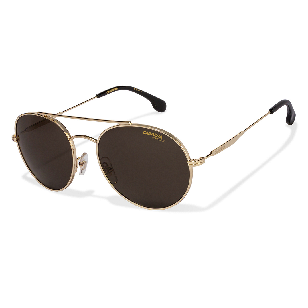 BRANDED Gold Full Rim Round left side