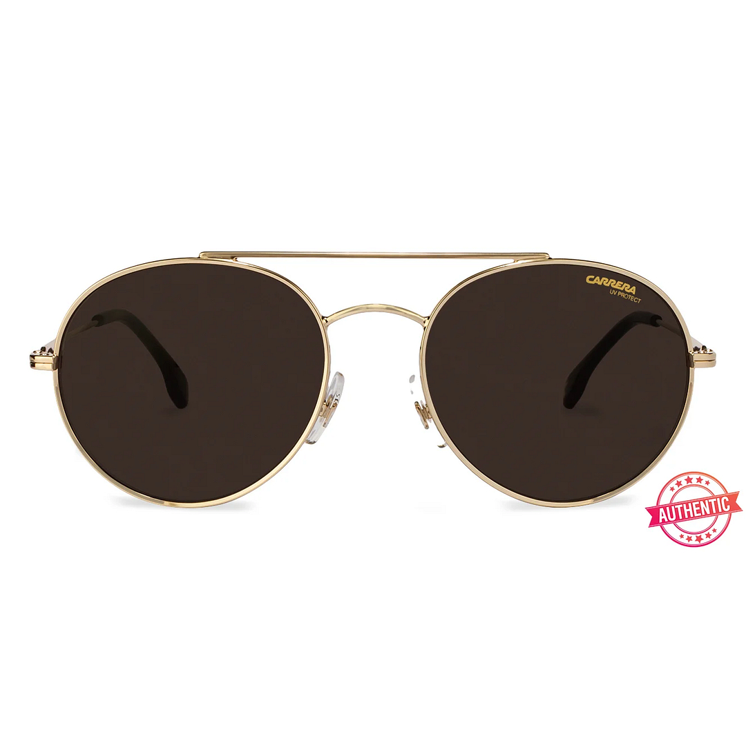 BRANDED Gold Full Rim Round left side