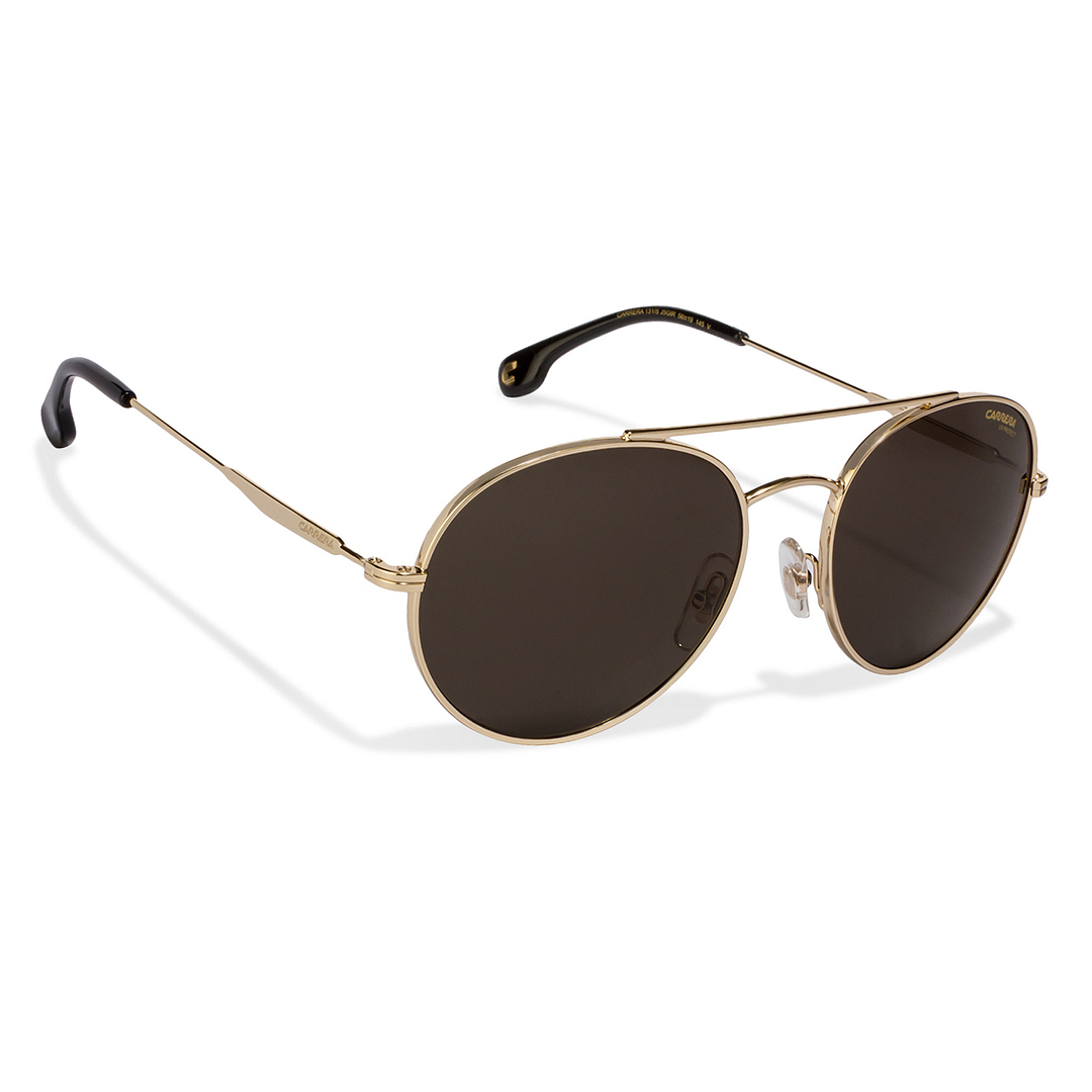BRANDED Gold Full Rim Round left side