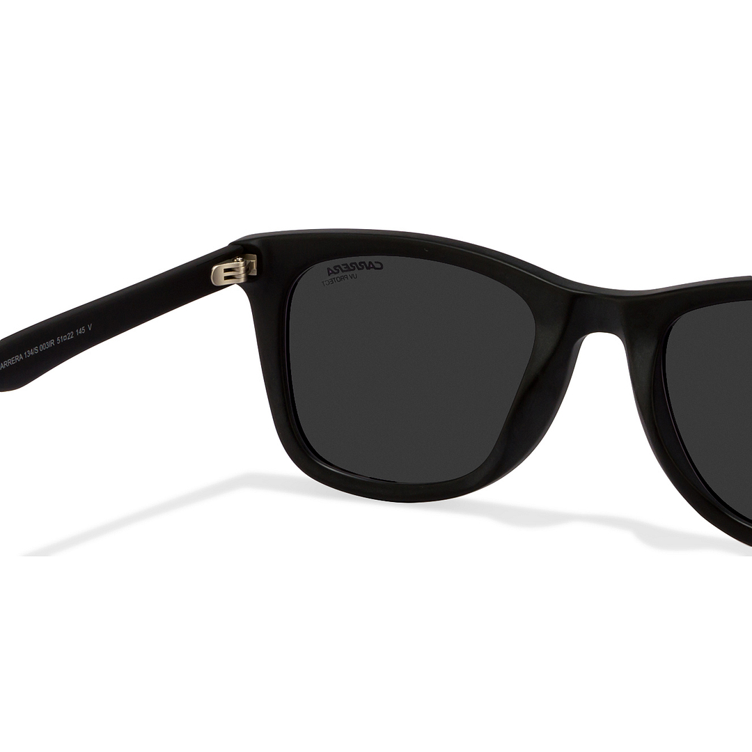 BRANDED Black Full Rim Square left side