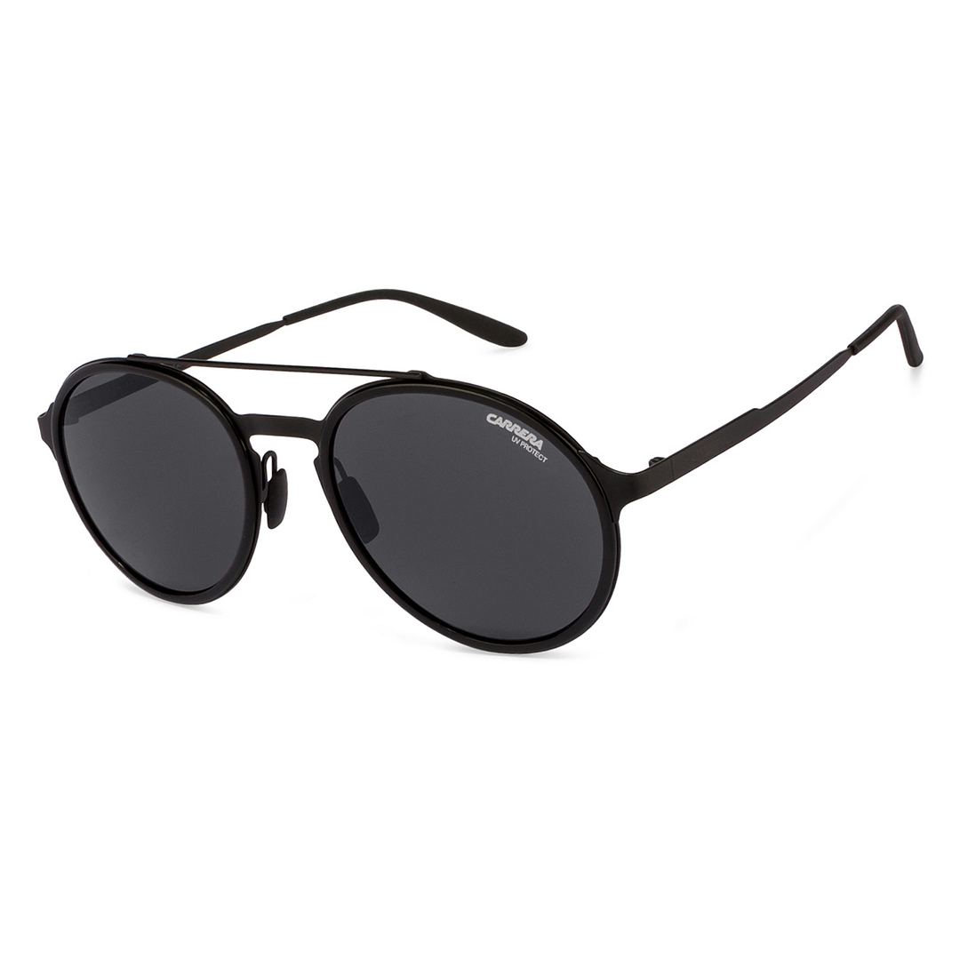 Carrera Black Full Rim Round left side