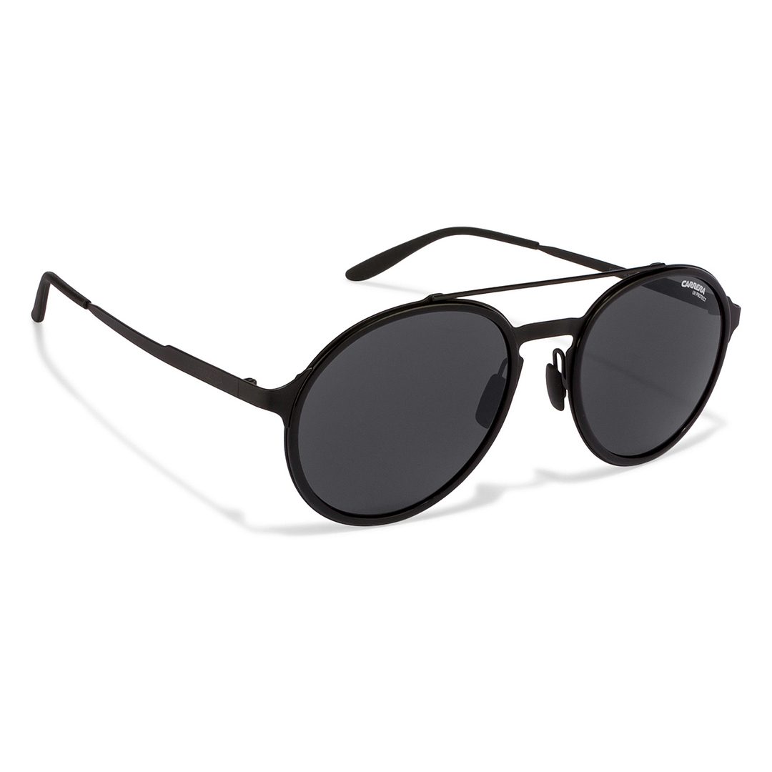 Carrera Black Full Rim Round left side