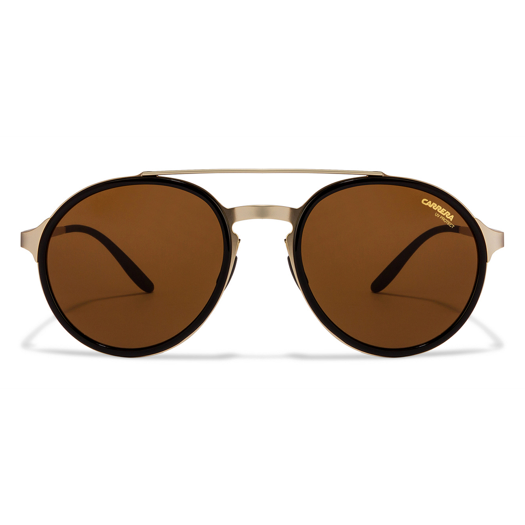 BRANDED Gold Full Rim Round left side