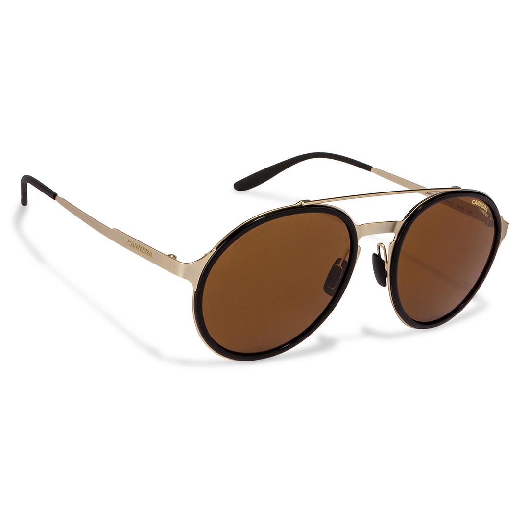 BRANDED Gold Full Rim Round left side