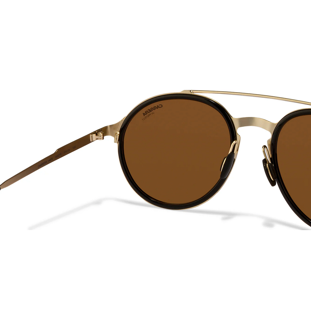 BRANDED Gold Full Rim Round left side
