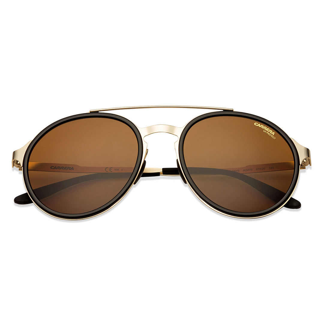 BRANDED Gold Full Rim Round right side