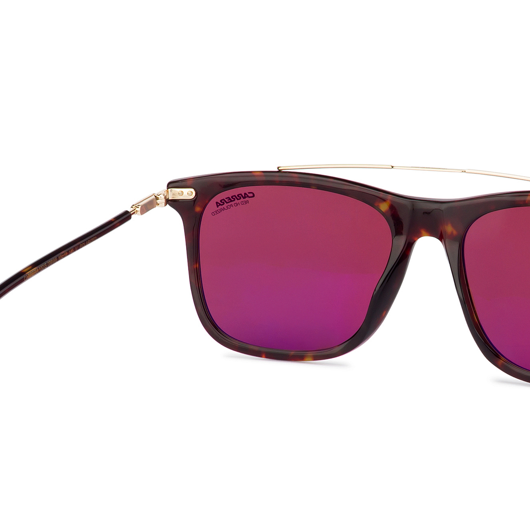 Carrera Golden Brown Full Rim Square left side
