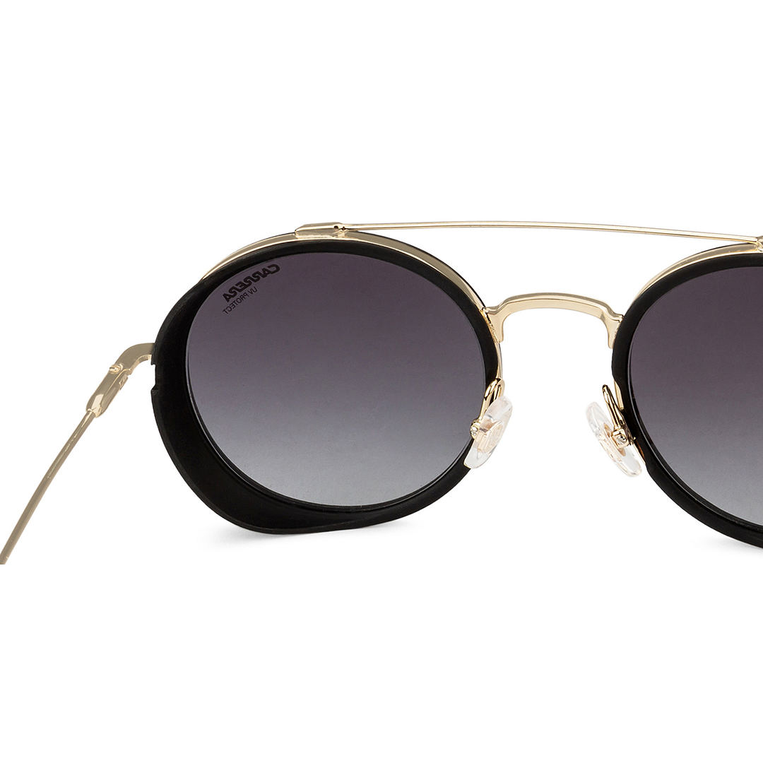 BRANDED Gold Full Rim Round left side