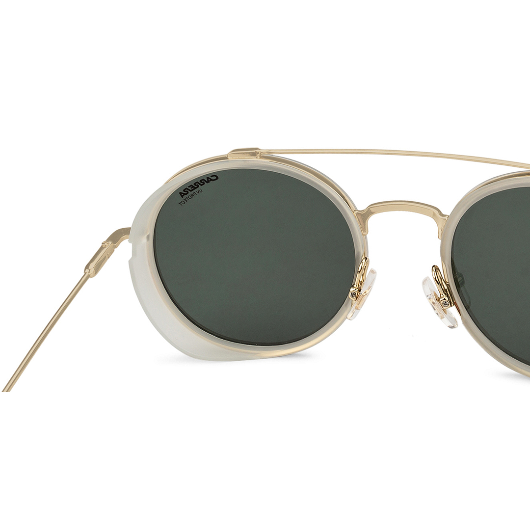 BRANDED Golden Brown Full Rim Round left side