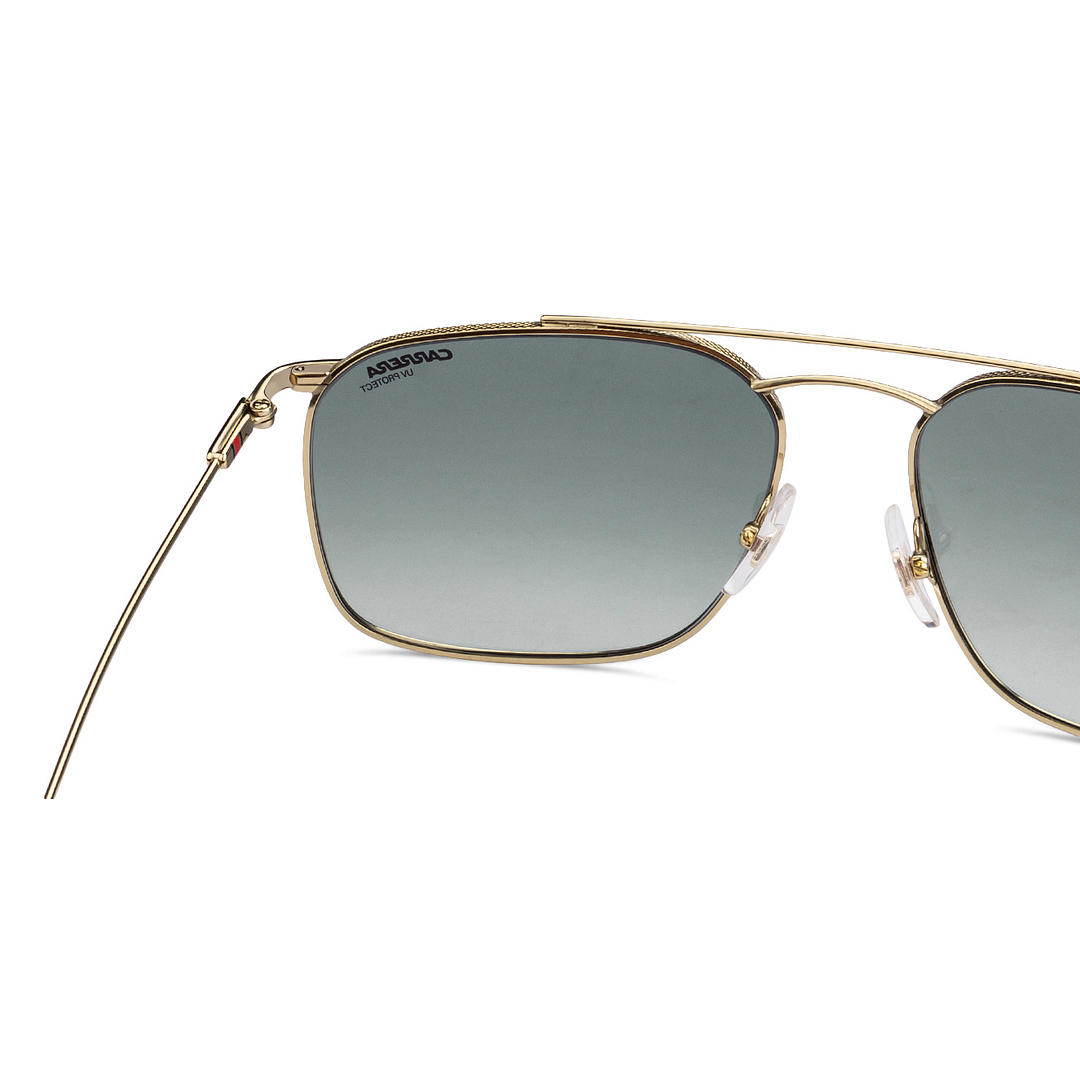BRANDED Gold Full Rim Square left side