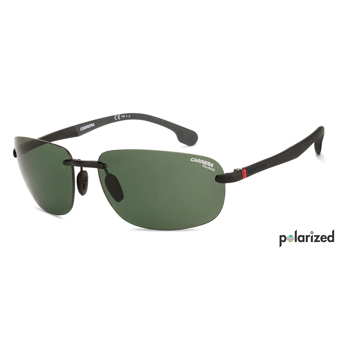 Carrera Black Rimless Rectangle left side