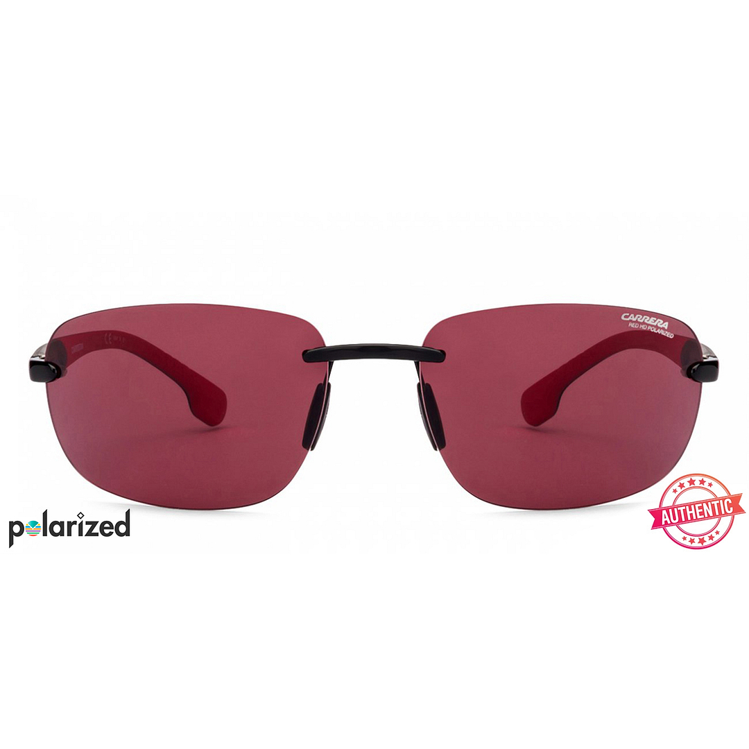 Carrera Black Rimless Rectangle left side
