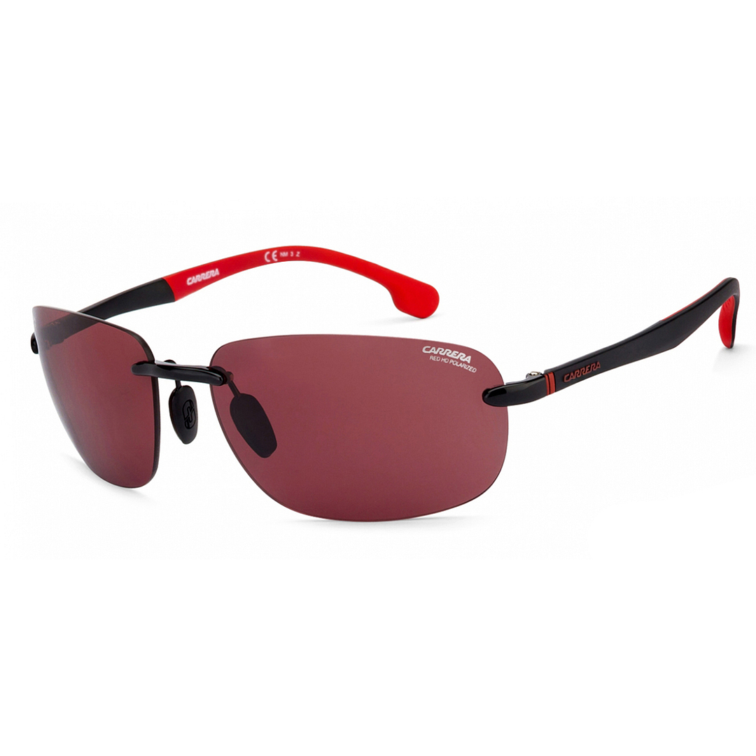 Carrera Black Rimless Rectangle left side