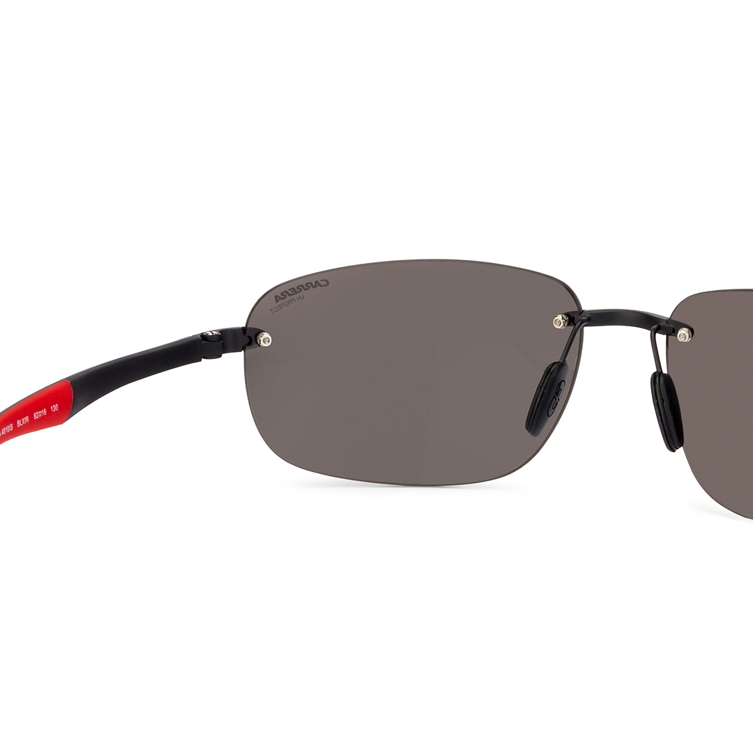 BRANDED Black Rimless Rectangle left side
