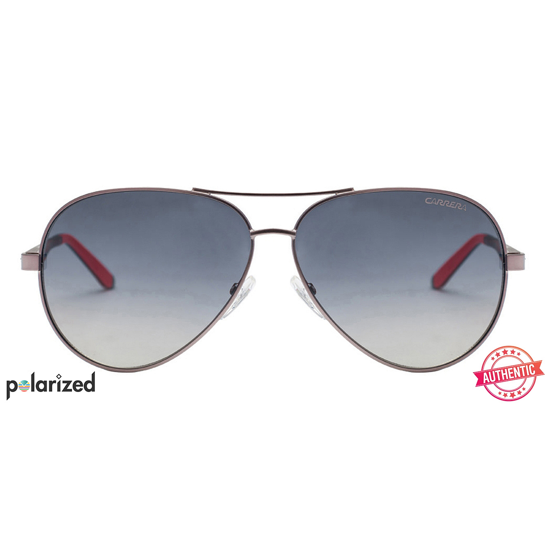 BRANDED Mid Gunmetal Full Rim Aviator left side