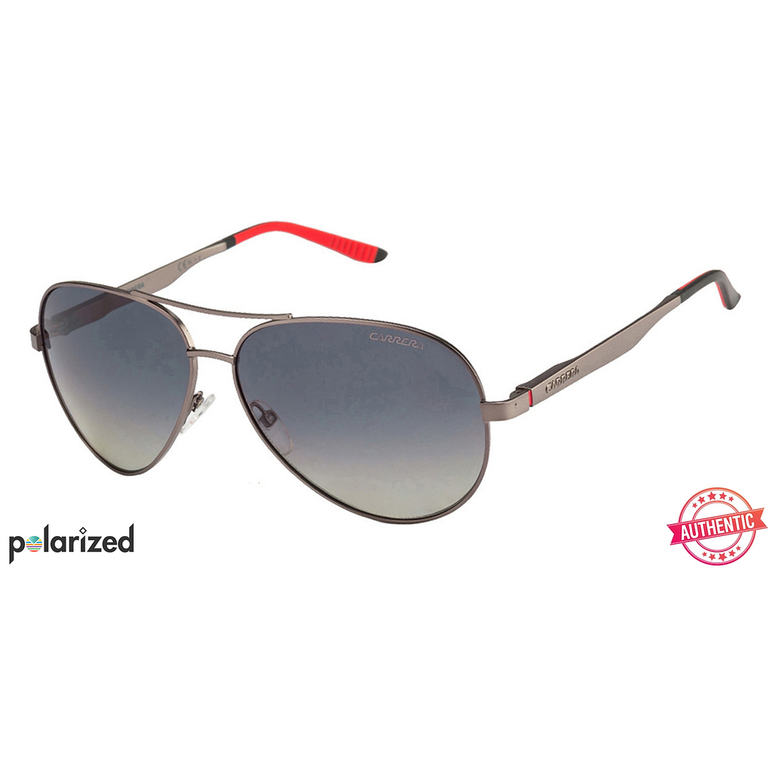 BRANDED Mid Gunmetal Full Rim Aviator left side