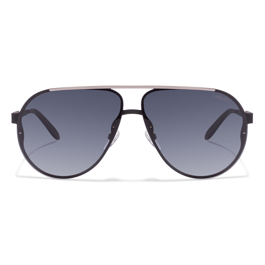 BRANDED Silver Full Rim Aviator left side