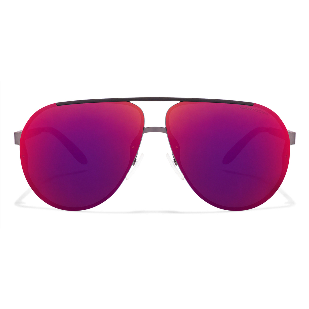 Carrera Mid Gunmetal Full Rim Aviator left side