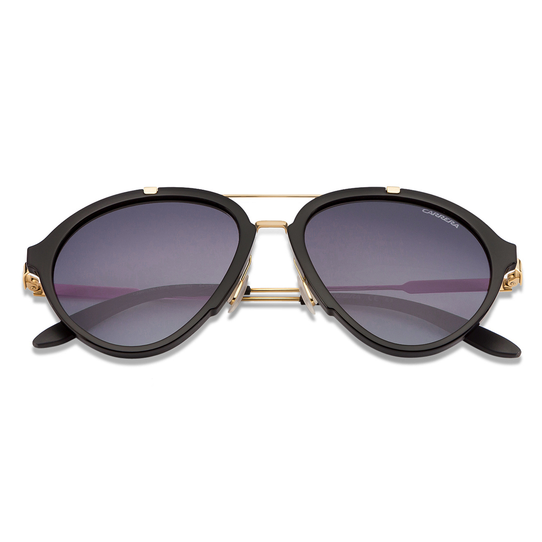 BRANDED Black Full Rim Aviator right side