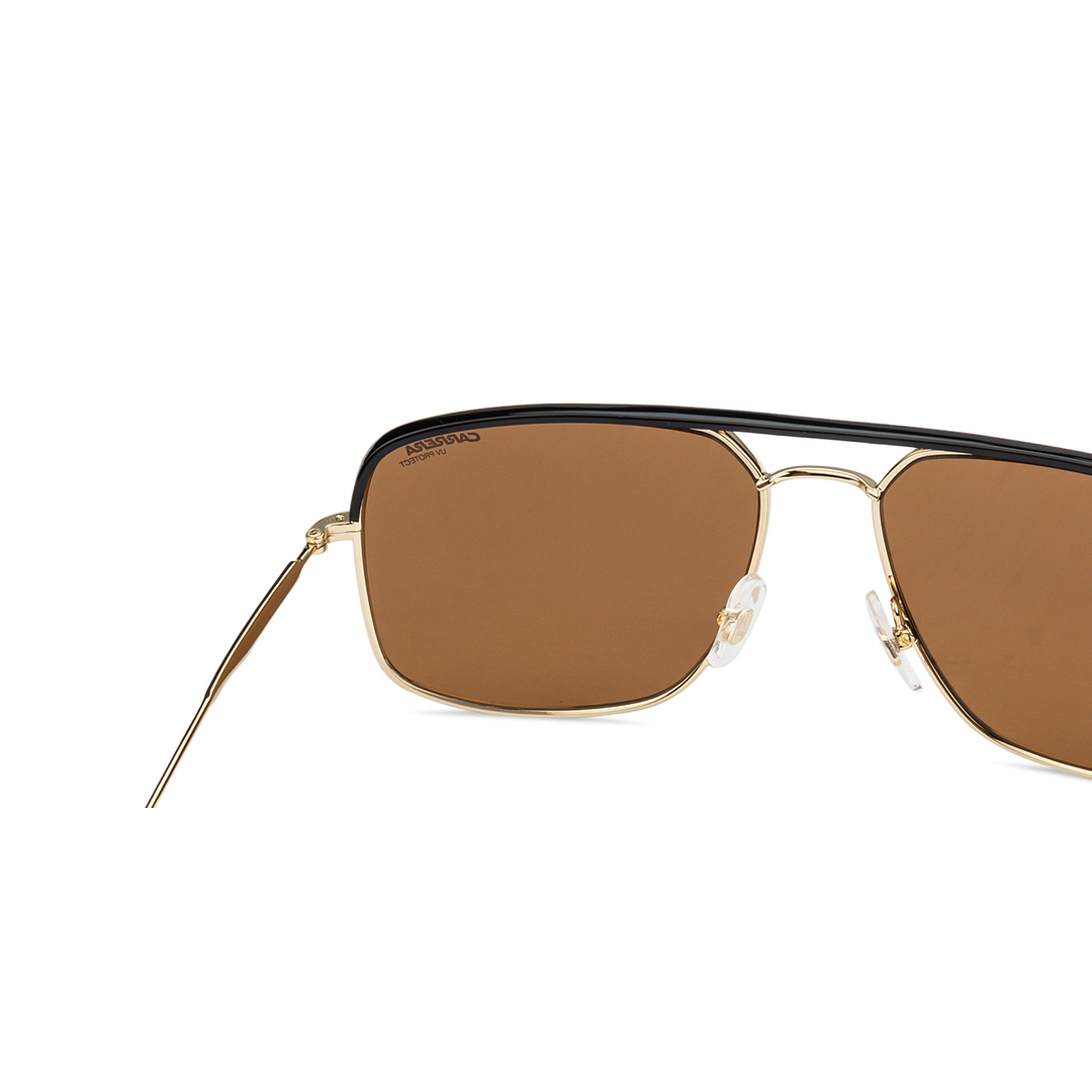 BRANDED Gold Full Rim Square left side