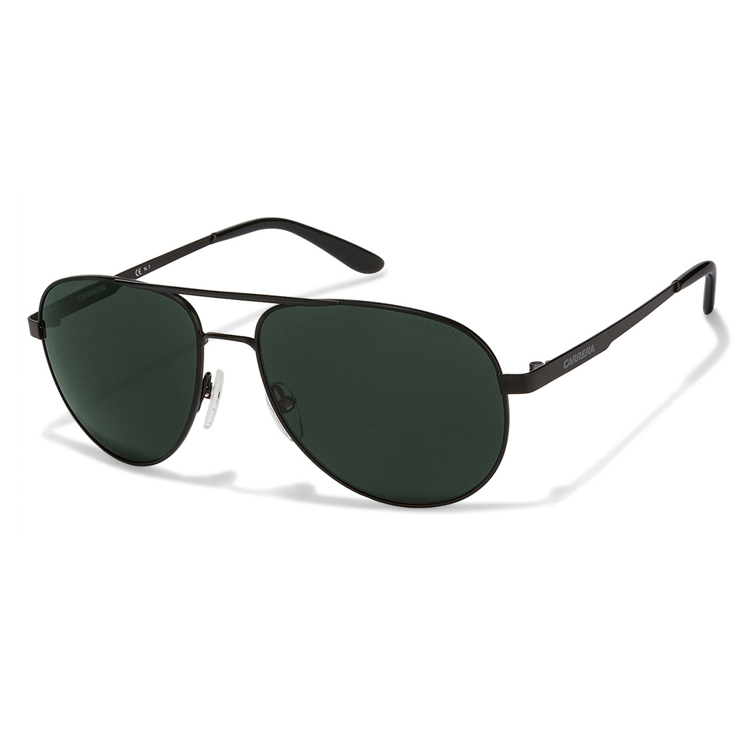 BRANDED Black Full Rim Aviator left side