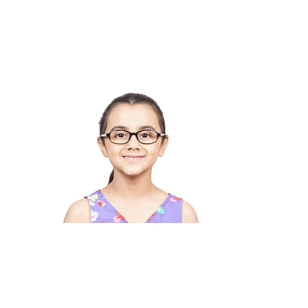 Lenskart Kids Glasses: Lenskart TOI Special: Lenskart TOI Special CB 8014 Black C5 Kid s  2-5 yrs left side