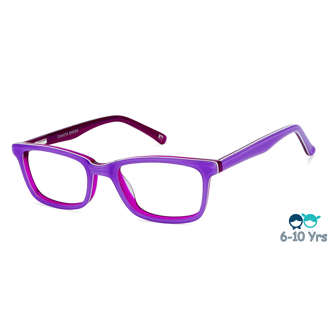 Lenskart Kids Glasses: Lenskart TOI Special: Chhota Bheem CB E10379 Purple Maroon C2 Kid s  2-5 yrs right side