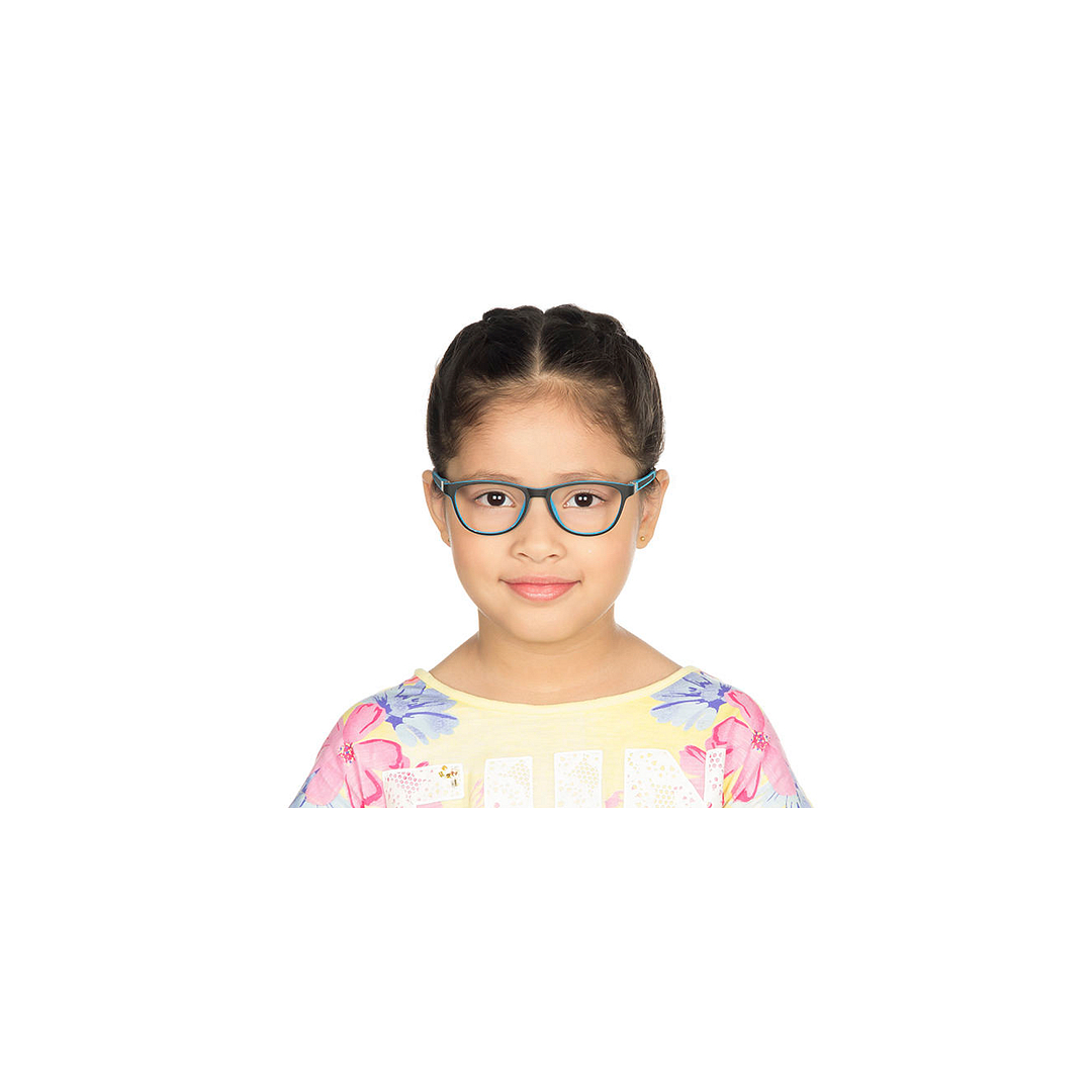 Lenskart Kids Glasses: Lenskart TOI Special: Chhota Bheem LDS 1056 Matte Black Sky Blue C02 Kid s  Kids 6-10 yrs left side