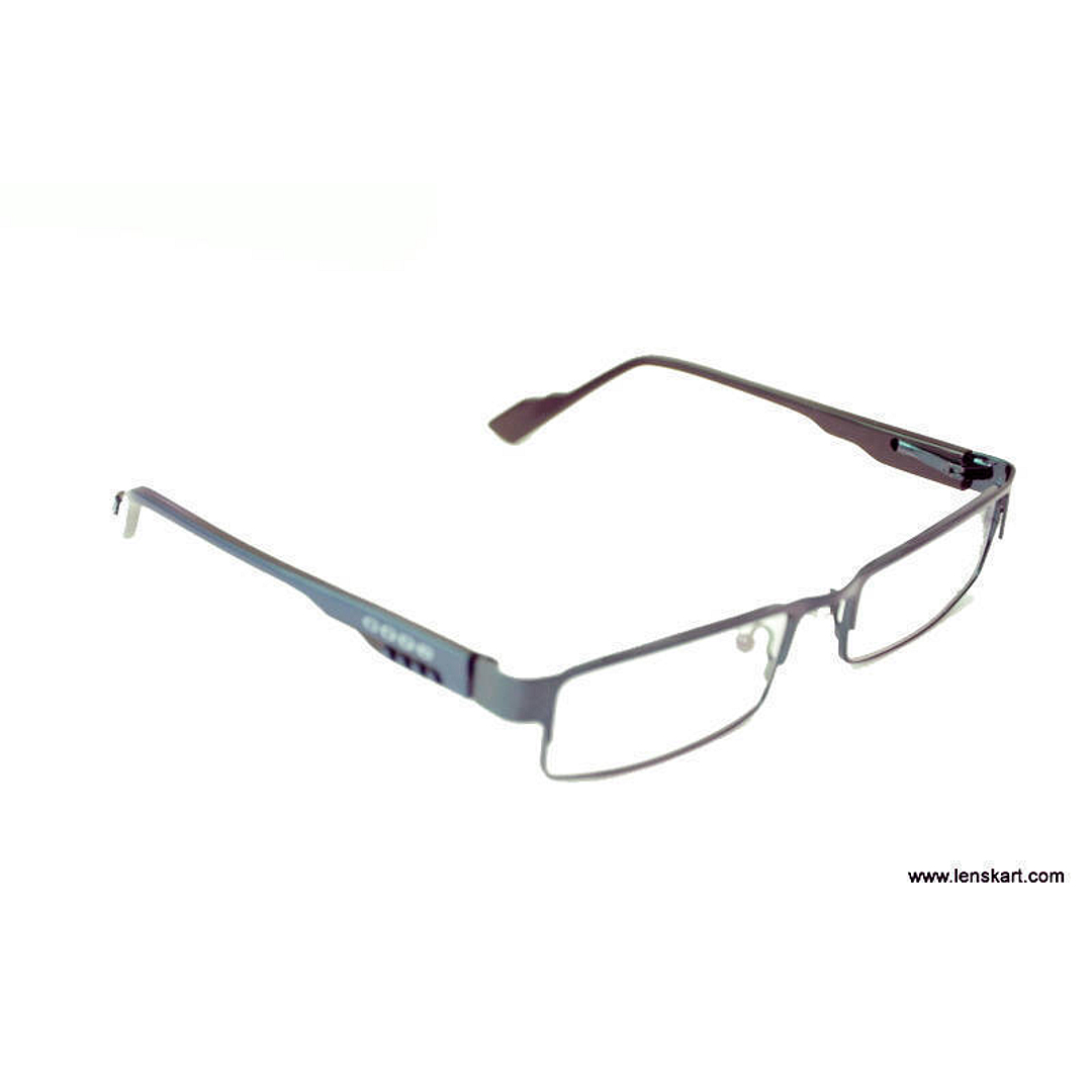 BRANDED Black Full Rim left side