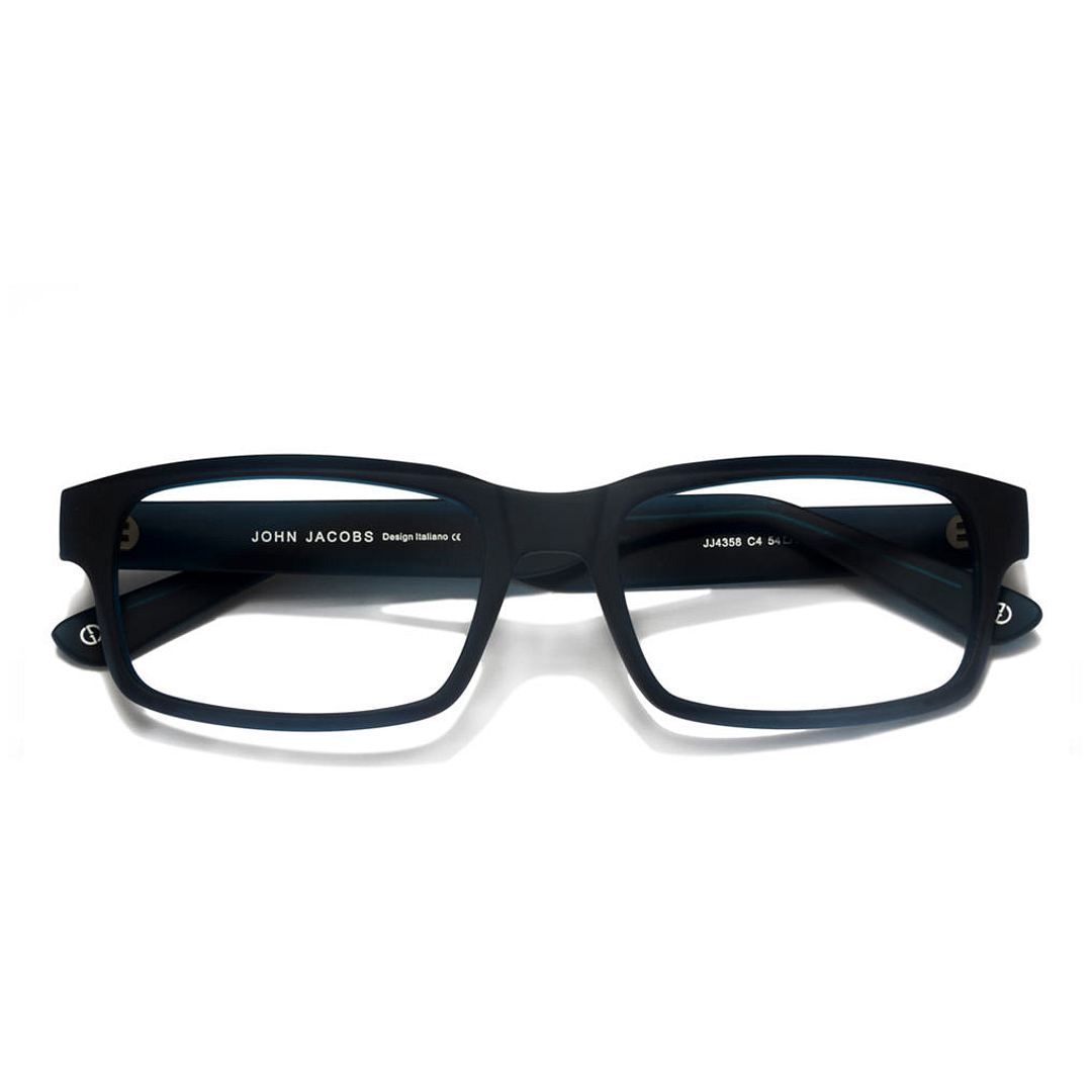 Lenskart Lenskart TOI Special: Matte Blue Full Rim Rectangle Lenskart TOI Special TR Flex JJ 4358-C4 right side