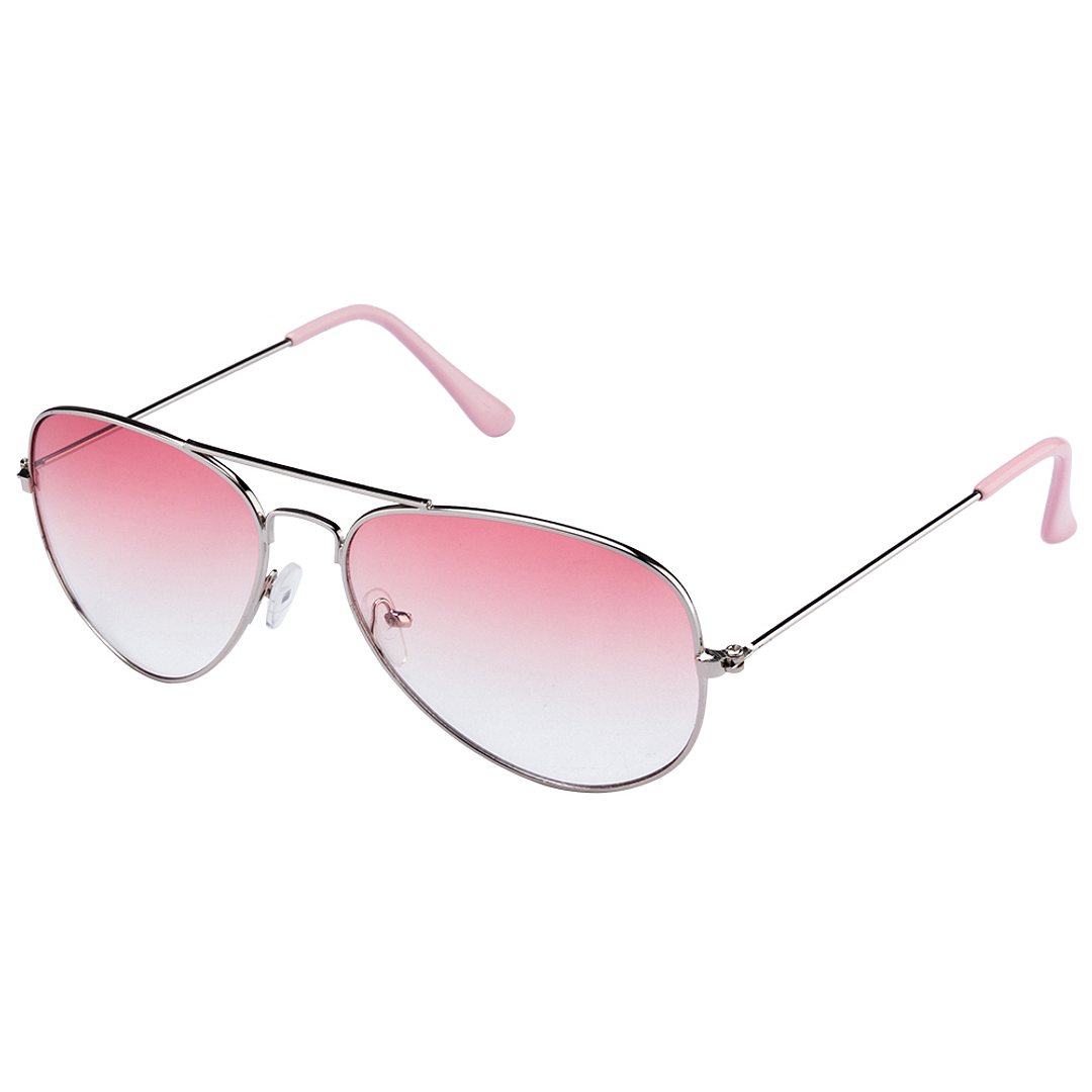 BRANDED Silver Full Rim Aviator right side