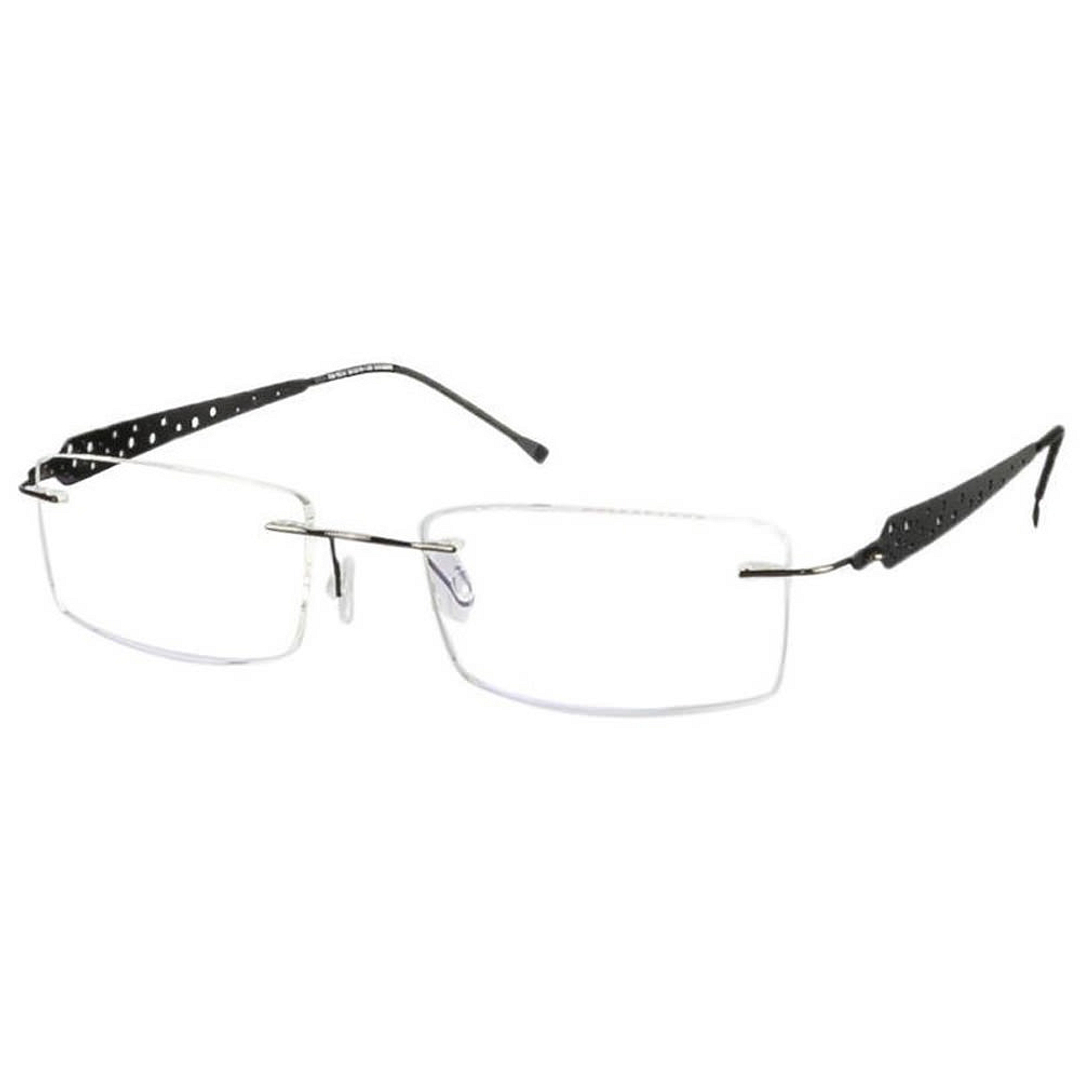 BRANDED Mid Gunmetal Rimless right side