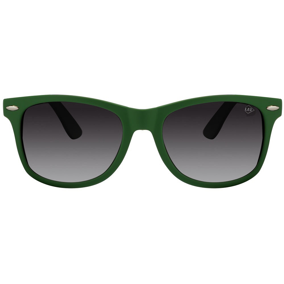 BRANDED Green Full Rim Aviator left side
