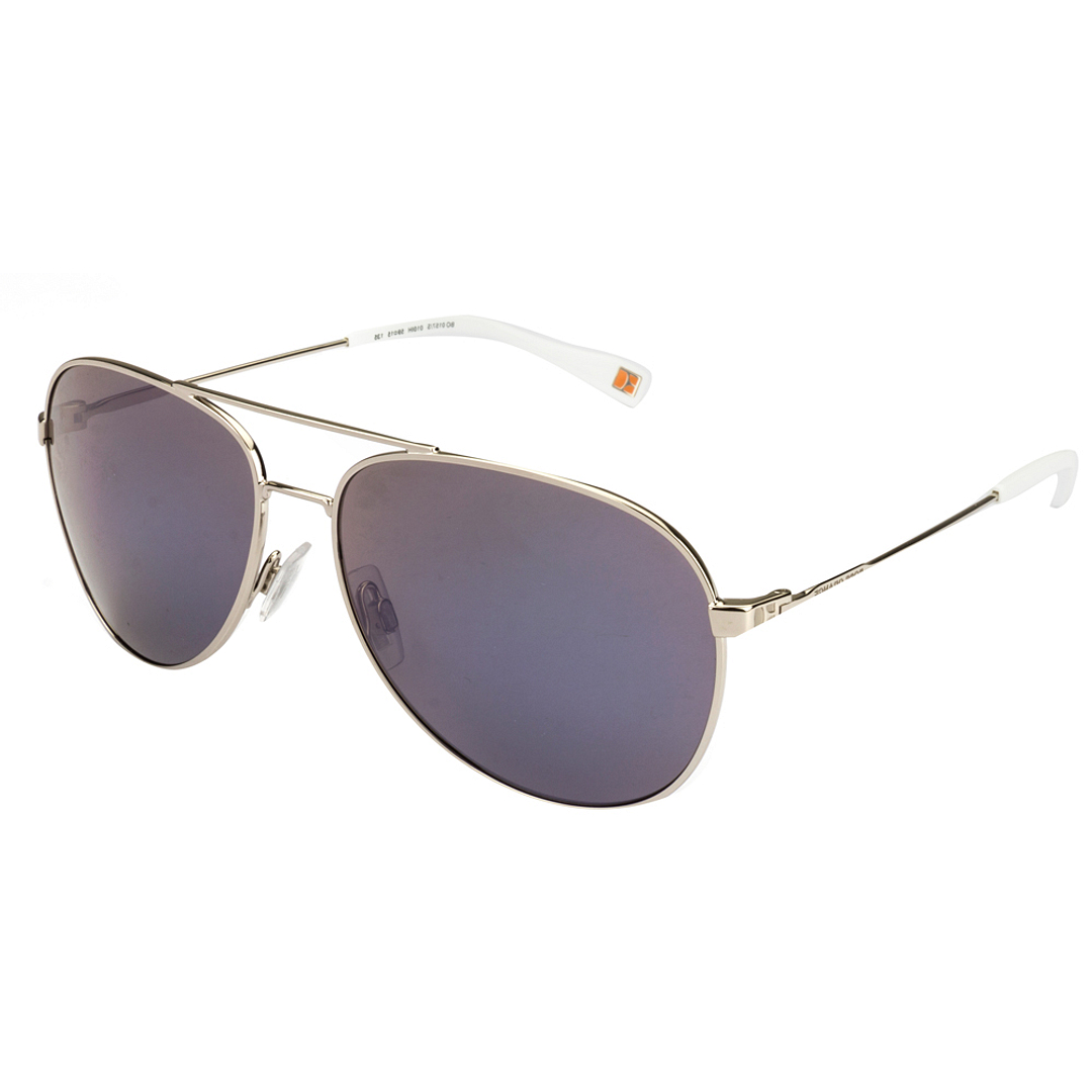BRANDED Silver Full Rim Aviator right side