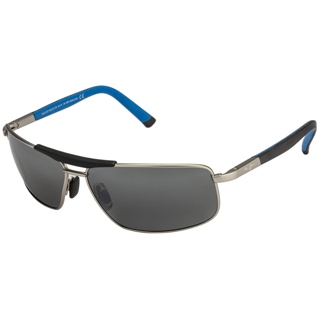Buy Maui Jim Keanu 271-17M Matte Silver Neutral Grey Sunglasses at