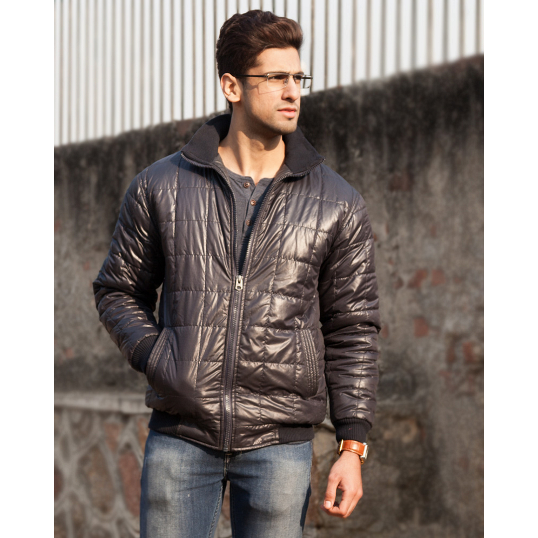 Lenskart Air Online Mid Gunmetal Half Rim Rectangle left side