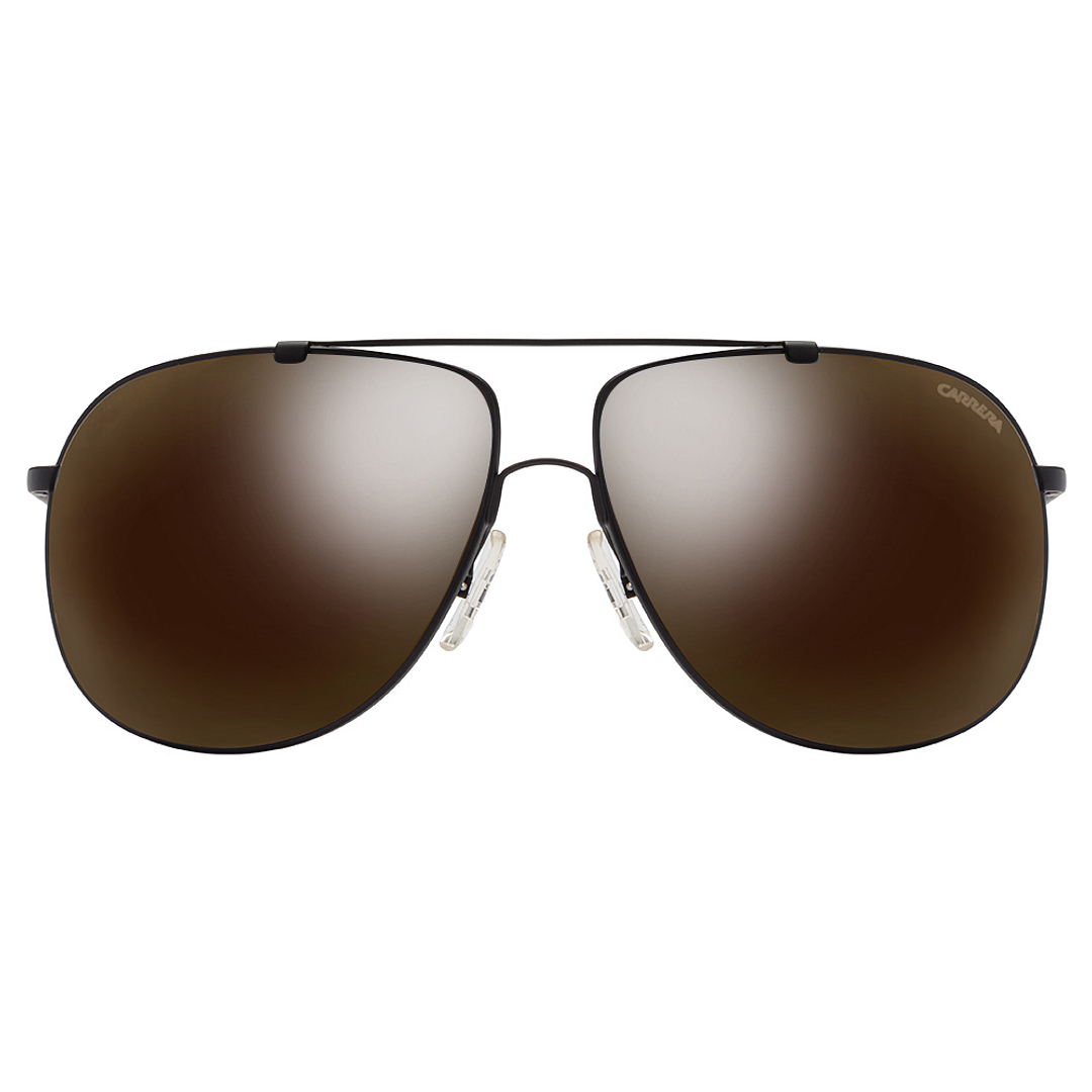 BRANDED Black Full Rim Aviator left side