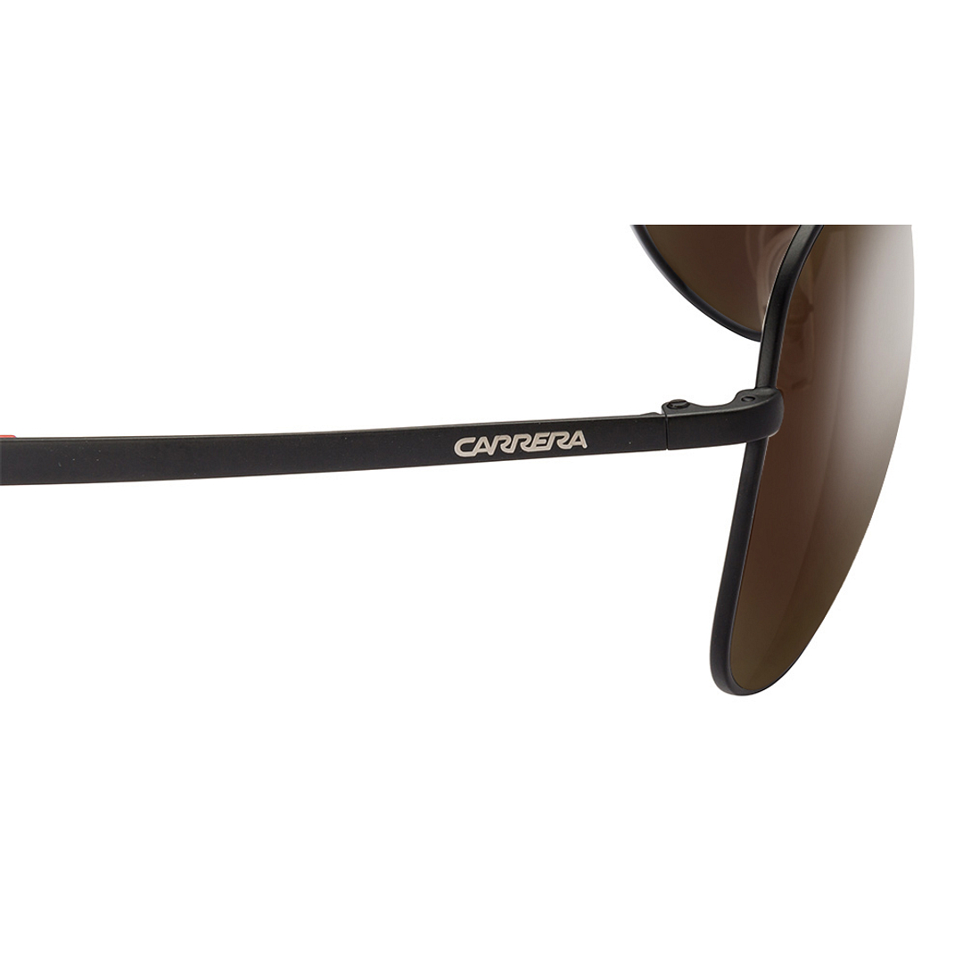 BRANDED Black Full Rim Aviator left side