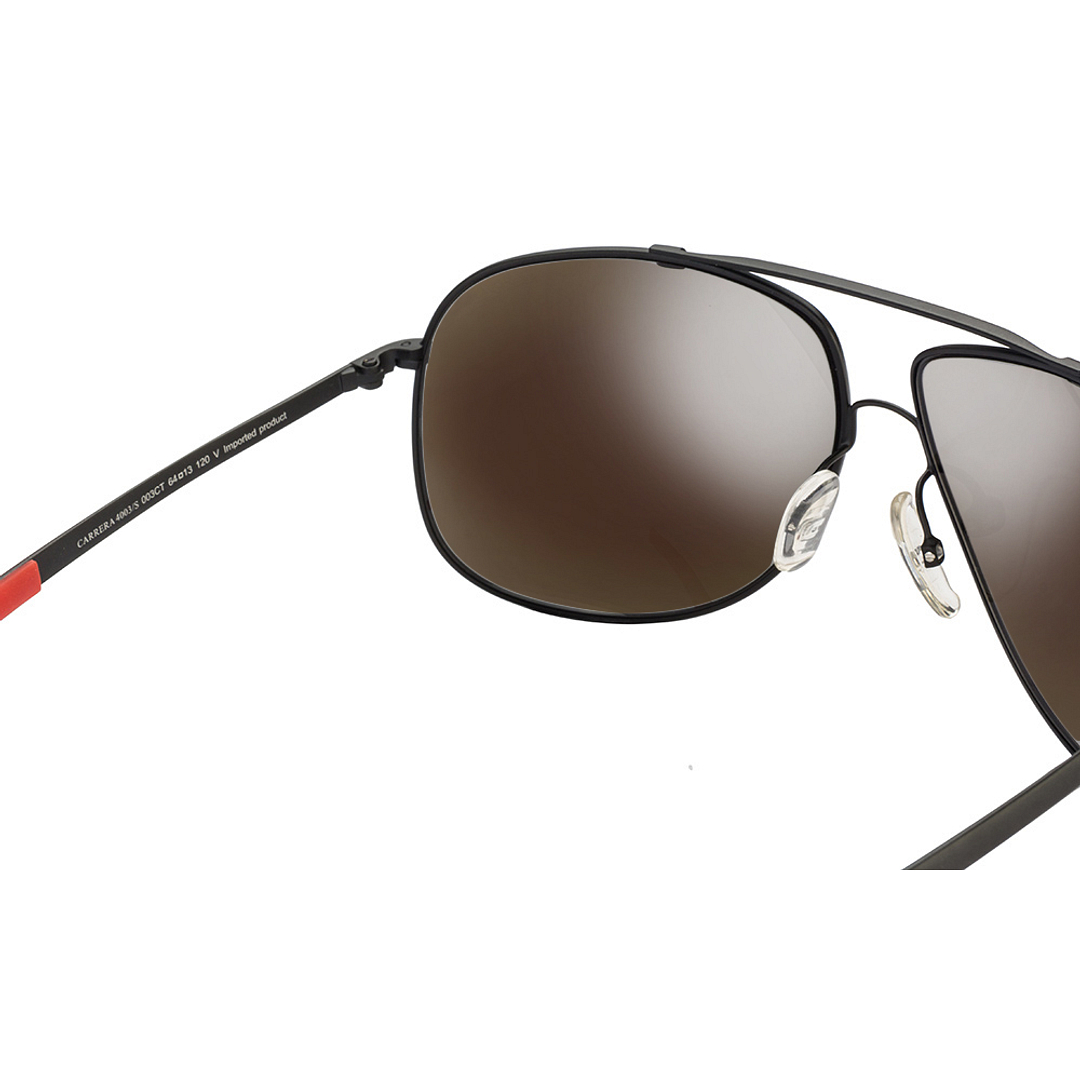 BRANDED Black Full Rim Aviator right side