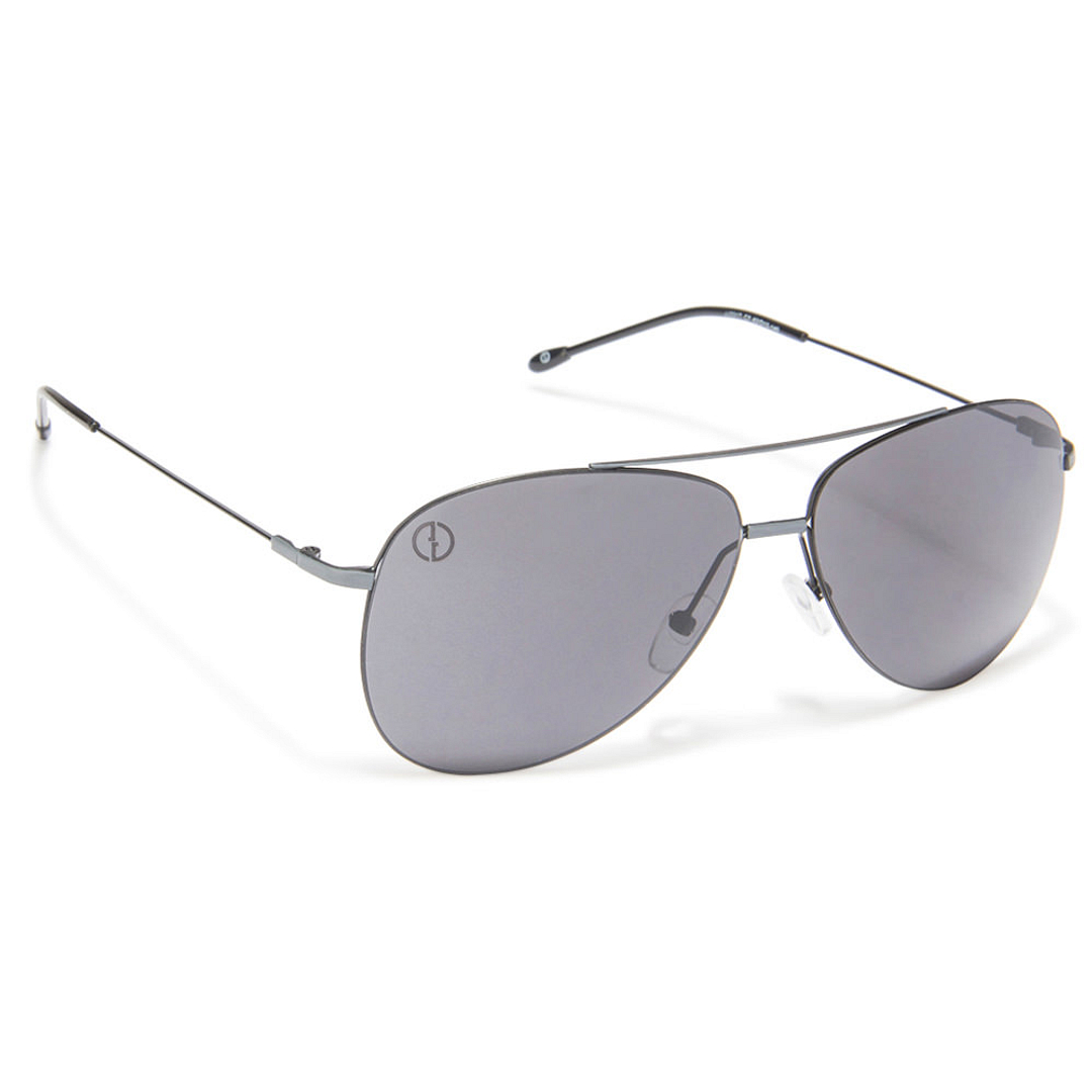 John Jacobs Computer Glasses Gray Full Rim Aviator left side